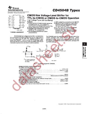 CD4504BMTG4 datasheet  